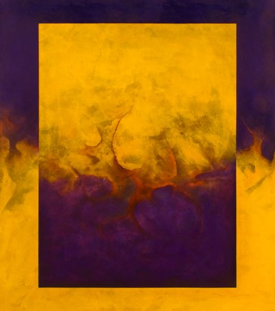 Damascene Moment: Blue and Gold by Mathew Clum